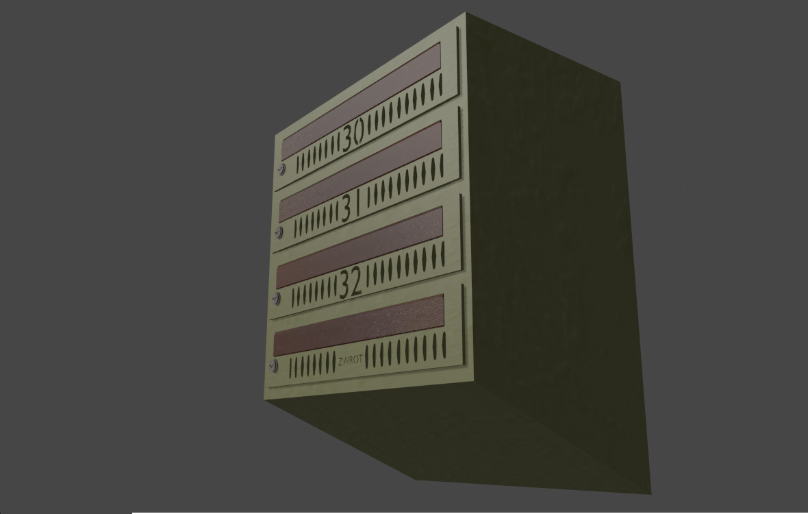 Polish post box Free 3D model_7