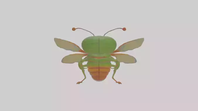 Cartoon Cicada