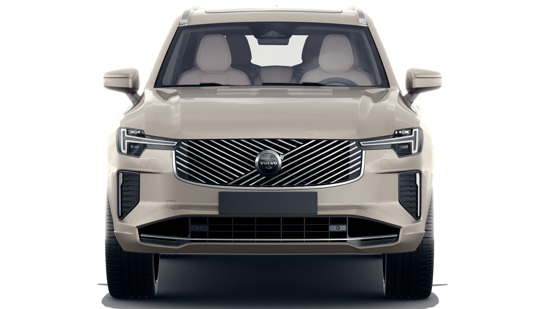 Volvo XC90 2025 with interior 3D model_9