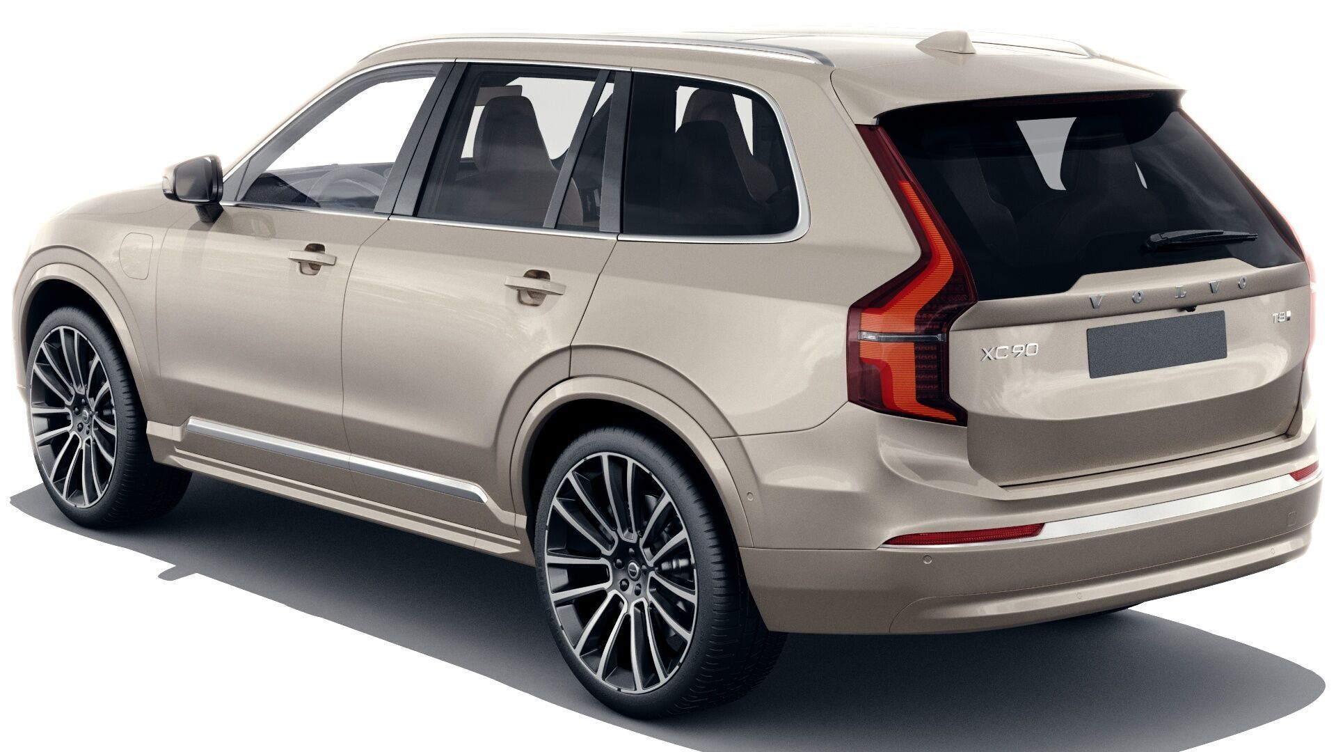 Volvo XC90 2025 with interior 3D model_4