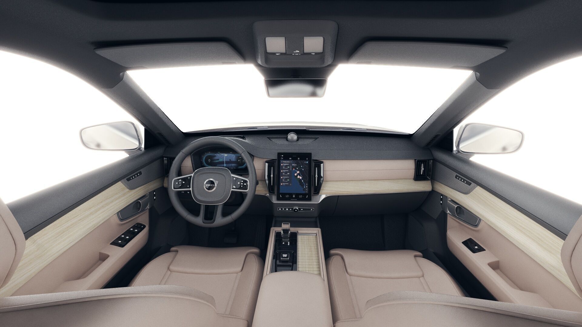 Volvo XC90 2025 with interior 3D model_15