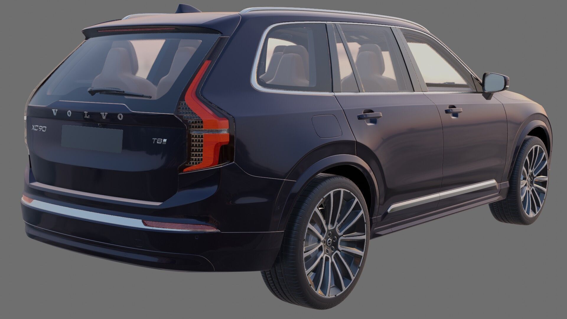 Volvo XC90 2025 with interior 3D model_20