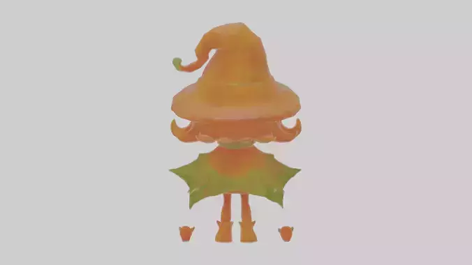 Cartoon Clementine the Charmer of Chilling Creatures Model