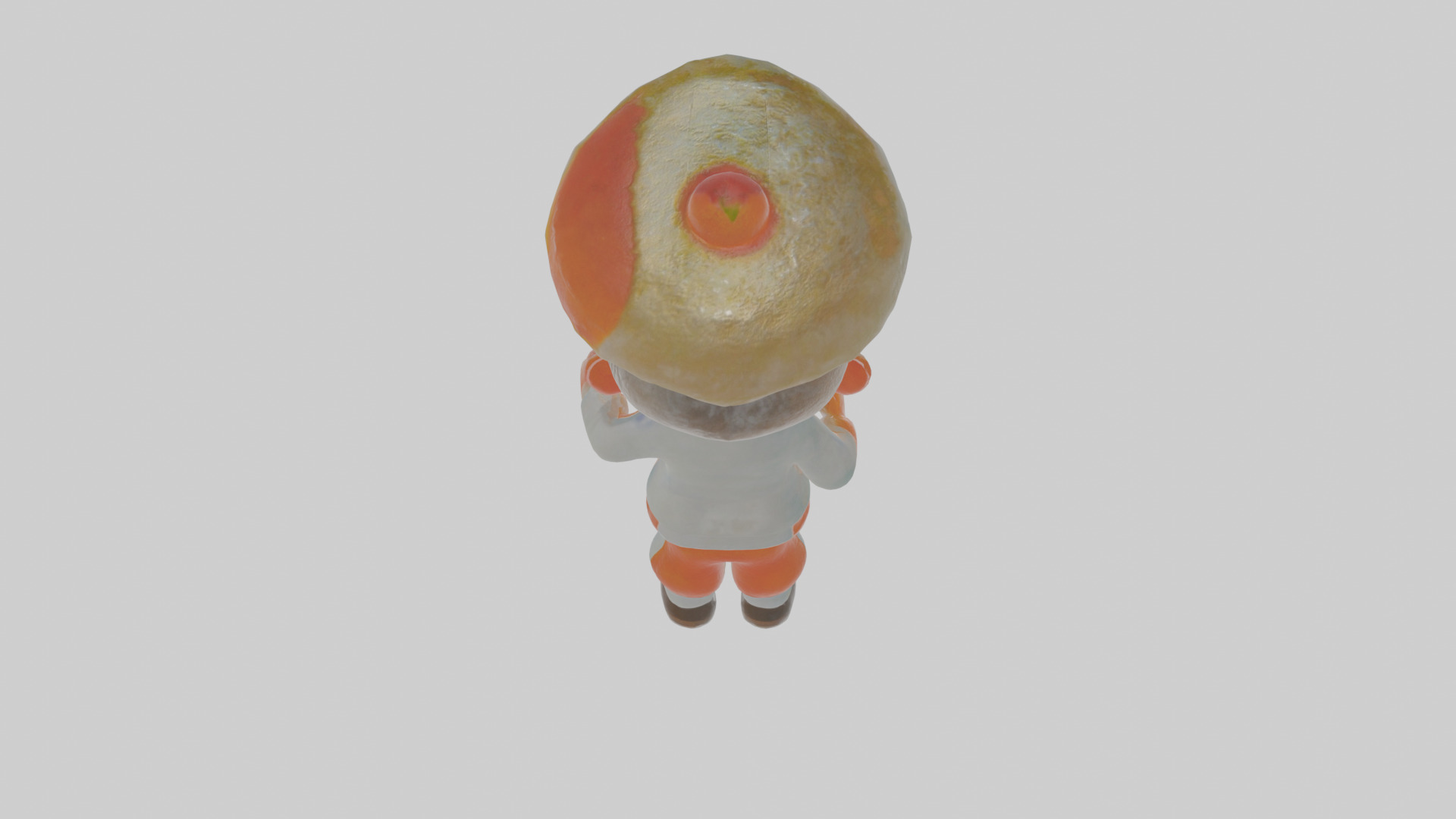 Cartoon Clementine the Chef Model Low-poly 3D model_24