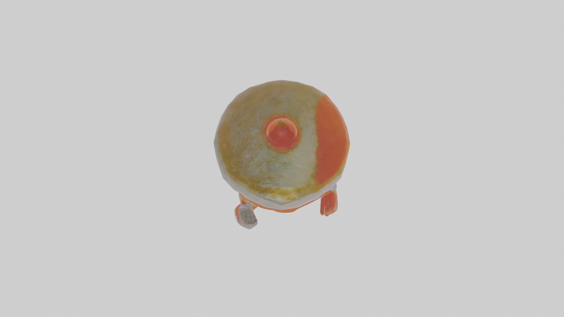 Cartoon Clementine the Chef Model Low-poly 3D model_21