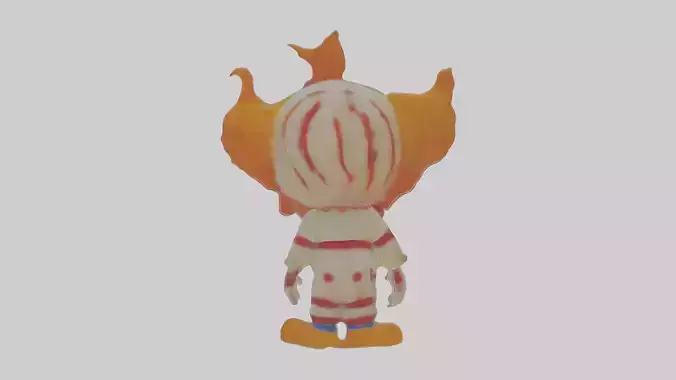 Cartoon Clementine the Clown creepy Model