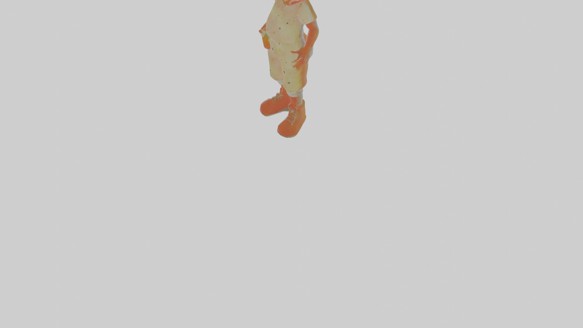 Cartoon Clementine the Collector of Creepy Crawlies Model Low-poly 3D model_9