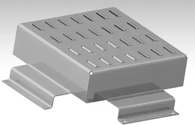 Generic Sheet Metal Enclosure CAD Model for PCB Protection 
