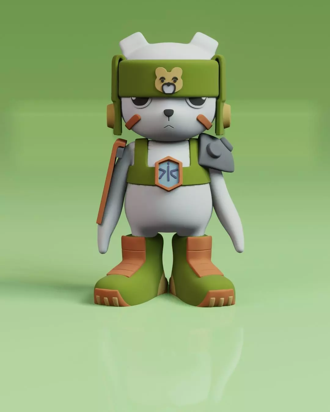 Kumamon Chackmon Frontier 3D print model