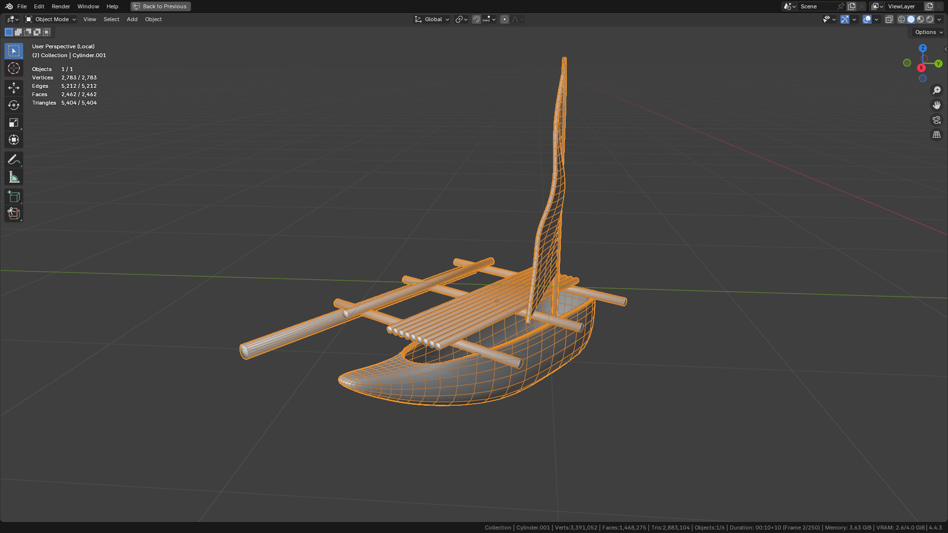 Sea and Rock environment 3D model_18