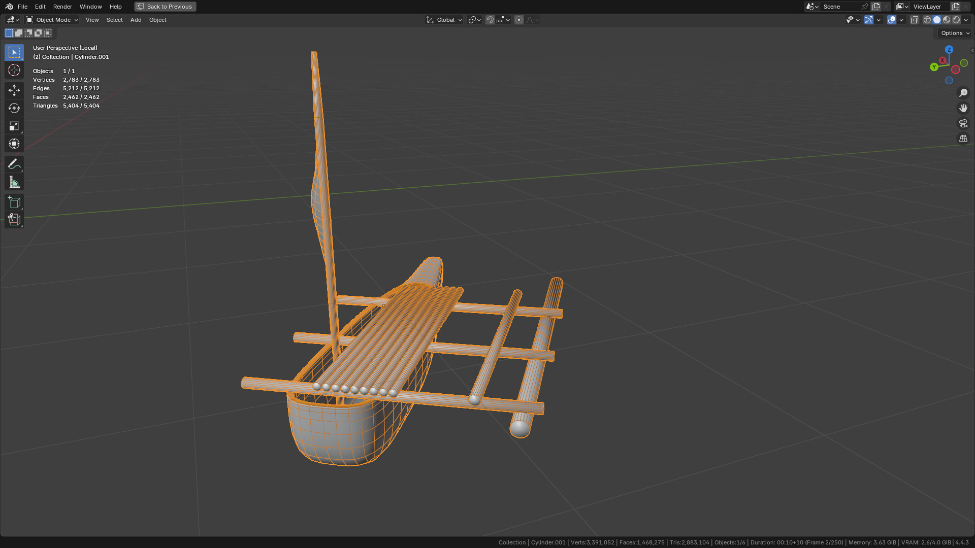 Sea and Rock environment 3D model_19