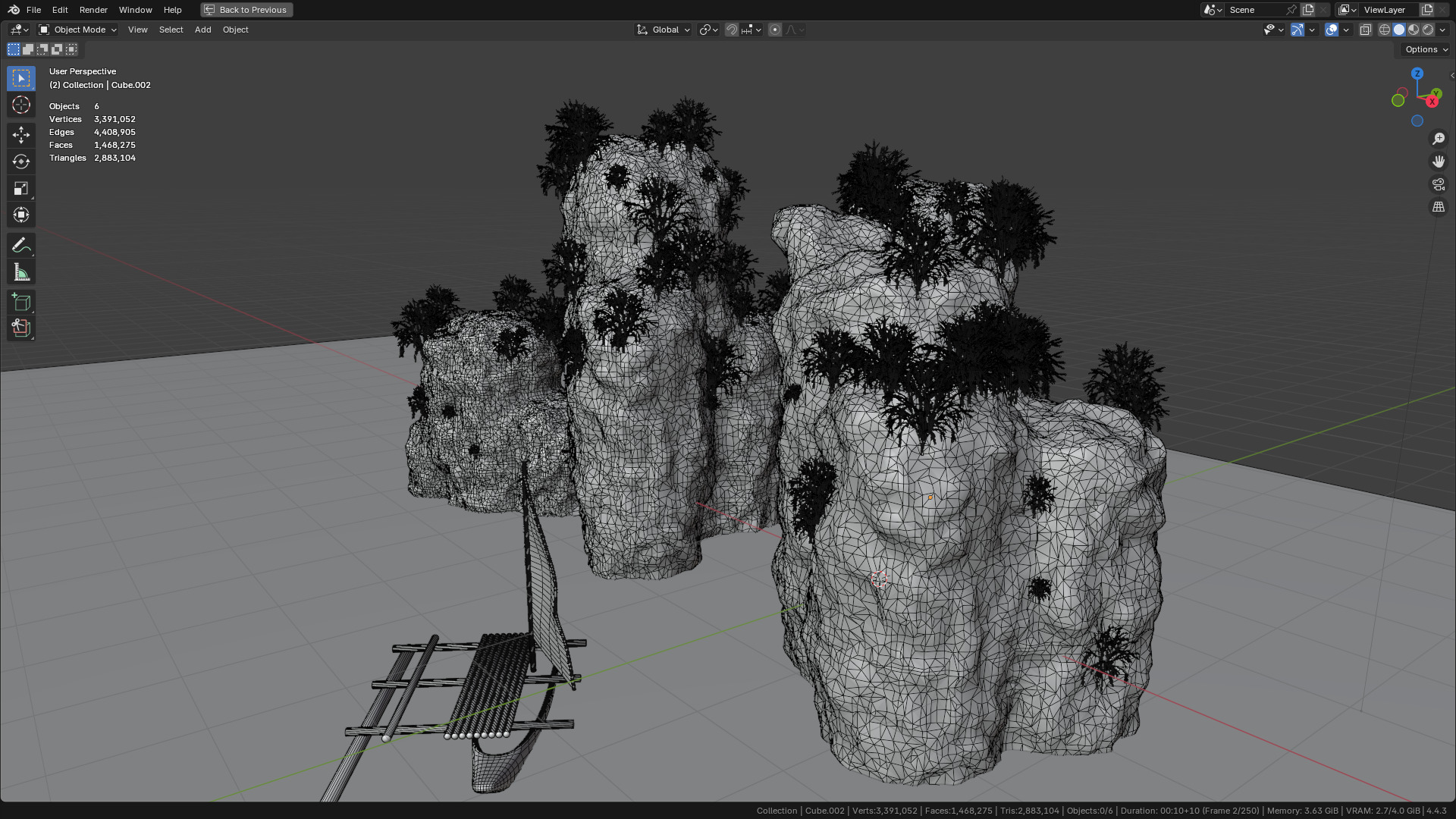Sea and Rock environment 3D model_30