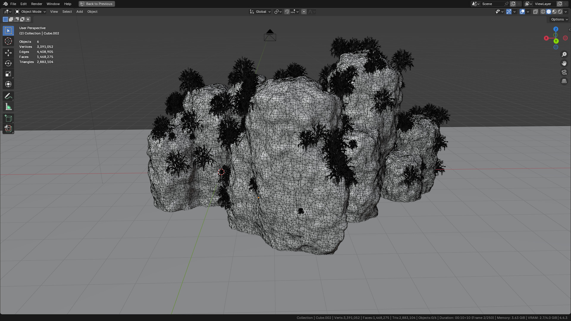 Sea and Rock environment 3D model_31