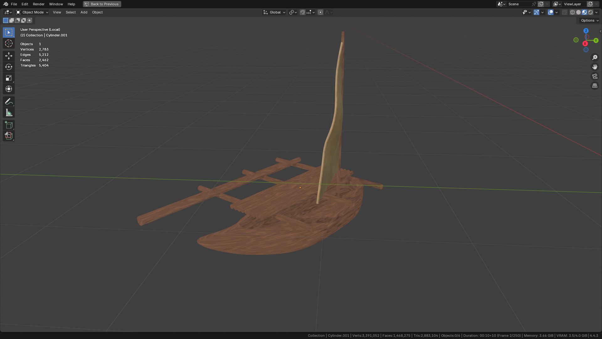 Sea and Rock environment 3D model_20