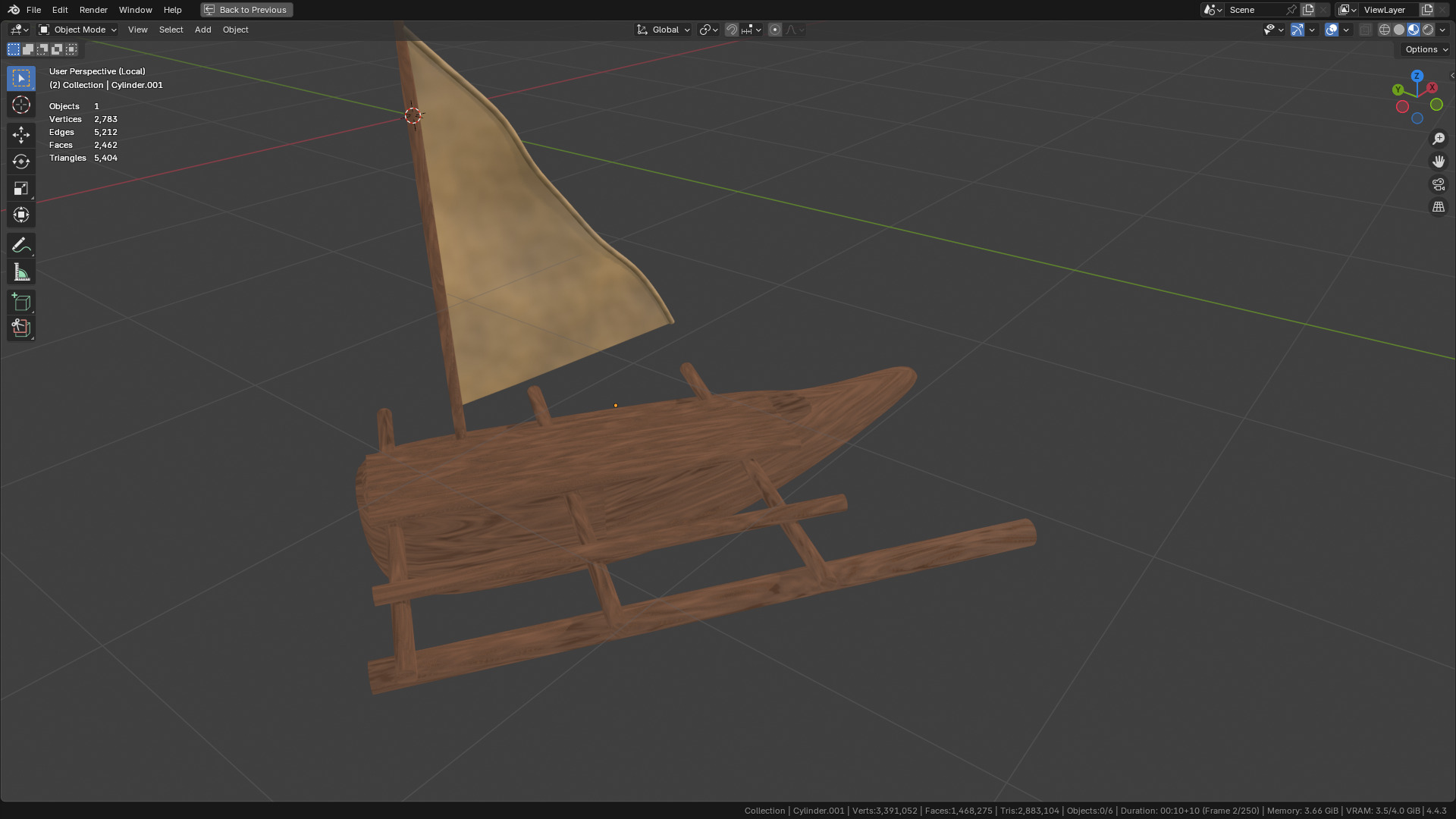 Sea and Rock environment 3D model_22