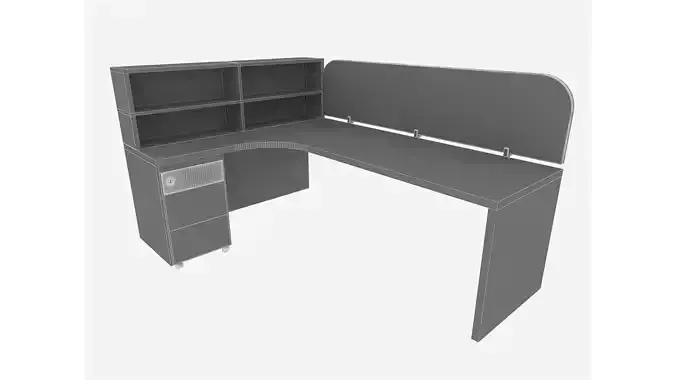 L-shaped workstation 