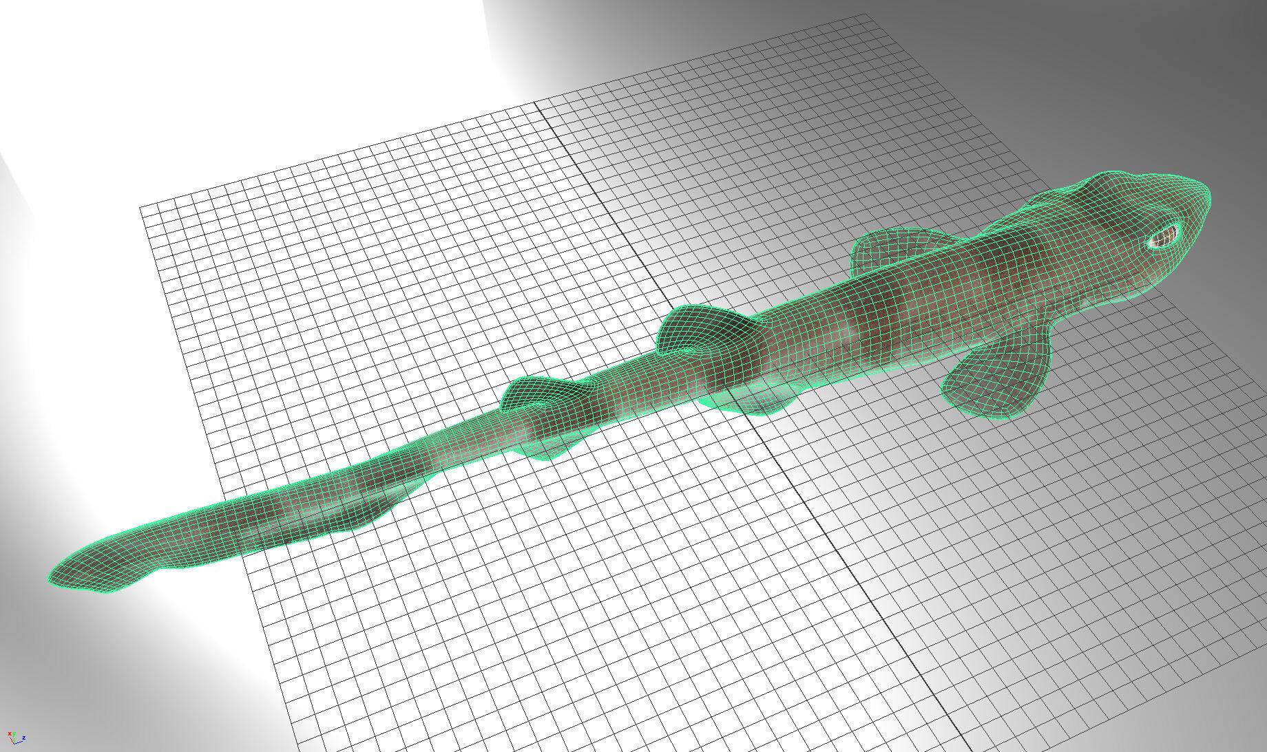 Blotchy Swell Shark 3D model_15