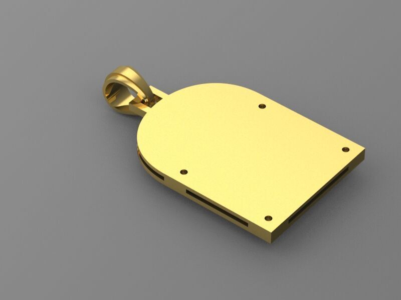 Icon Saint Nikolay Chudotvorets  3D print model_2