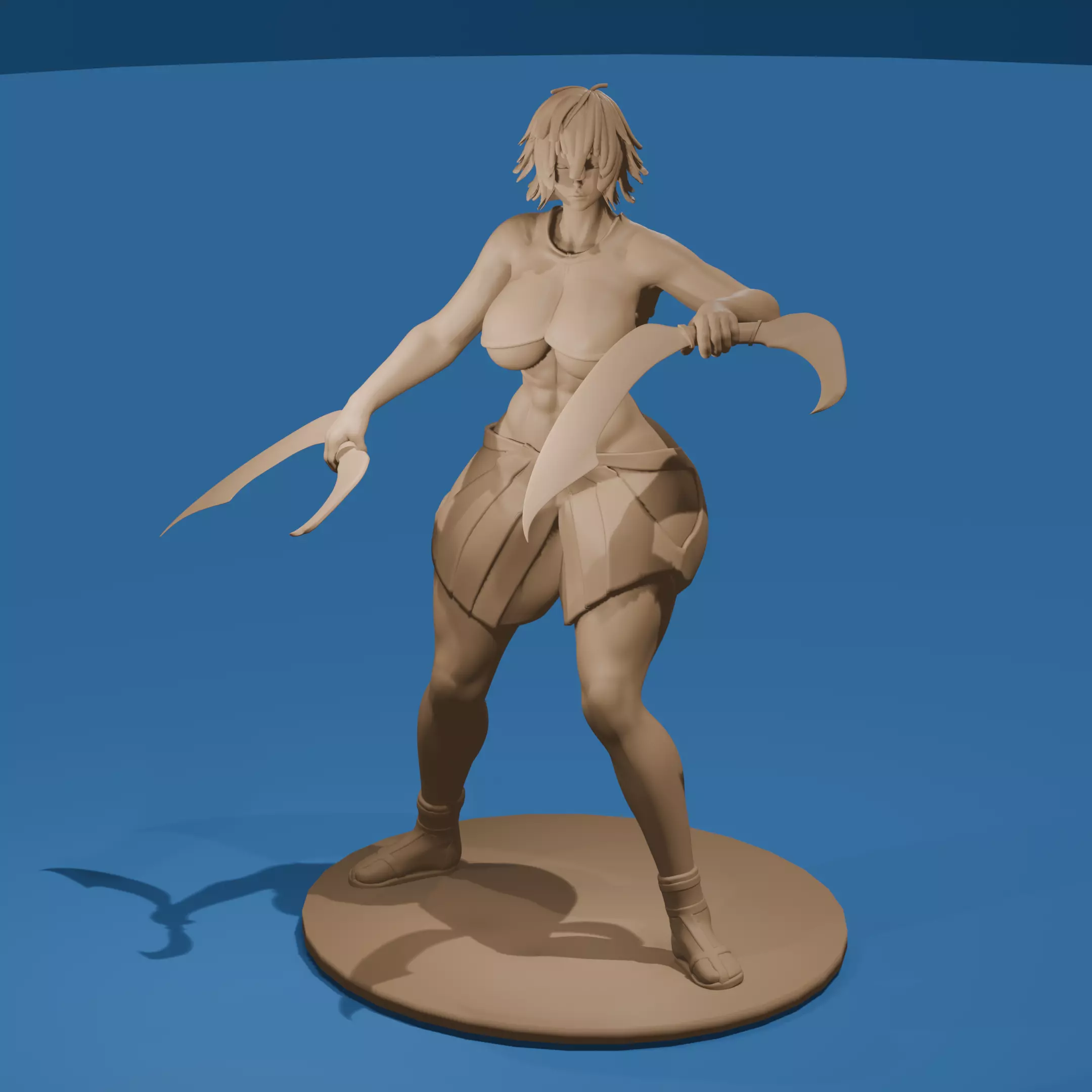Sexy Thick Fighter  3D print model_0