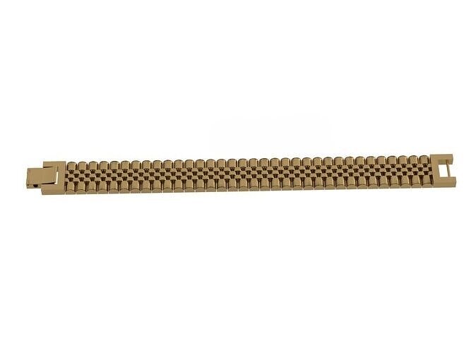 Royal Link Bracelet 3d print model 3D print model