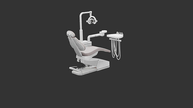 Dentist Chair Modern Design Low-poly 3D model