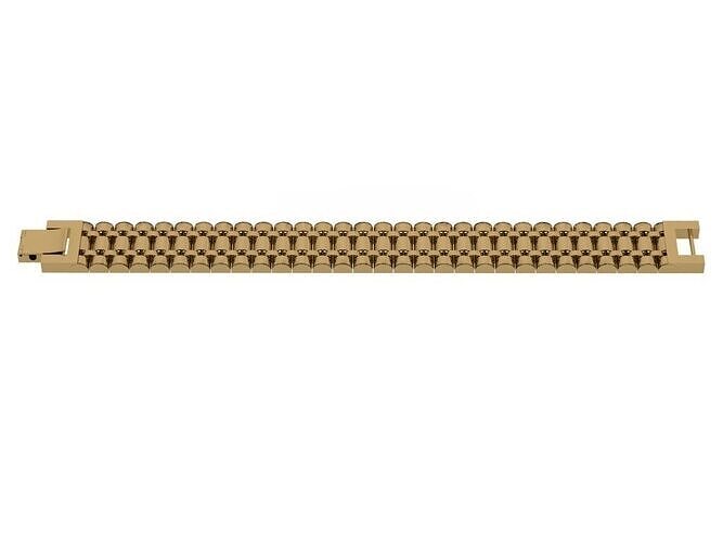 Royal Link Bracelet 3d print model 3D print model