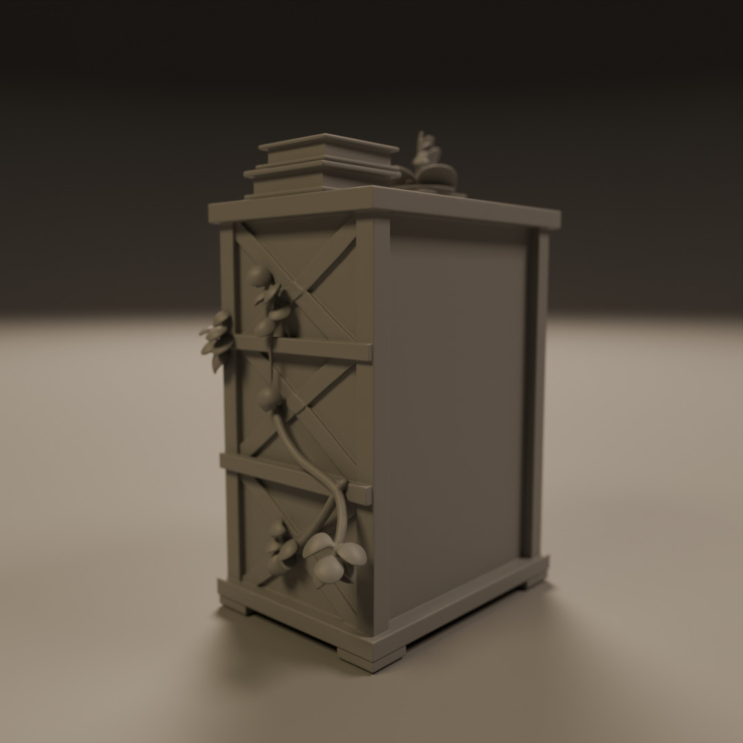 book shelf 3D print model_6