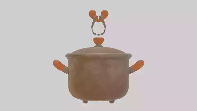Cartoon Cooking Pot
