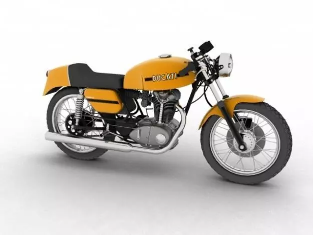 Ducati 250 Desmo 1971 3D model