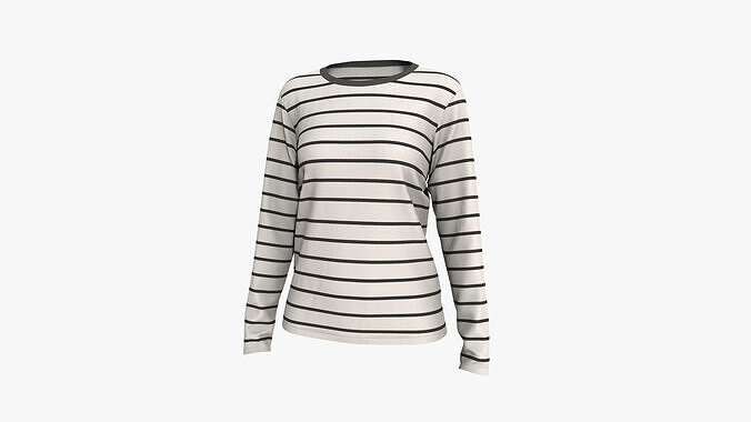 Woman Long Sleeve 3D model