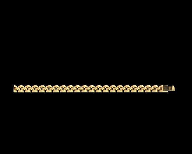 Royal Link Bracelet 3d print model 3D print model