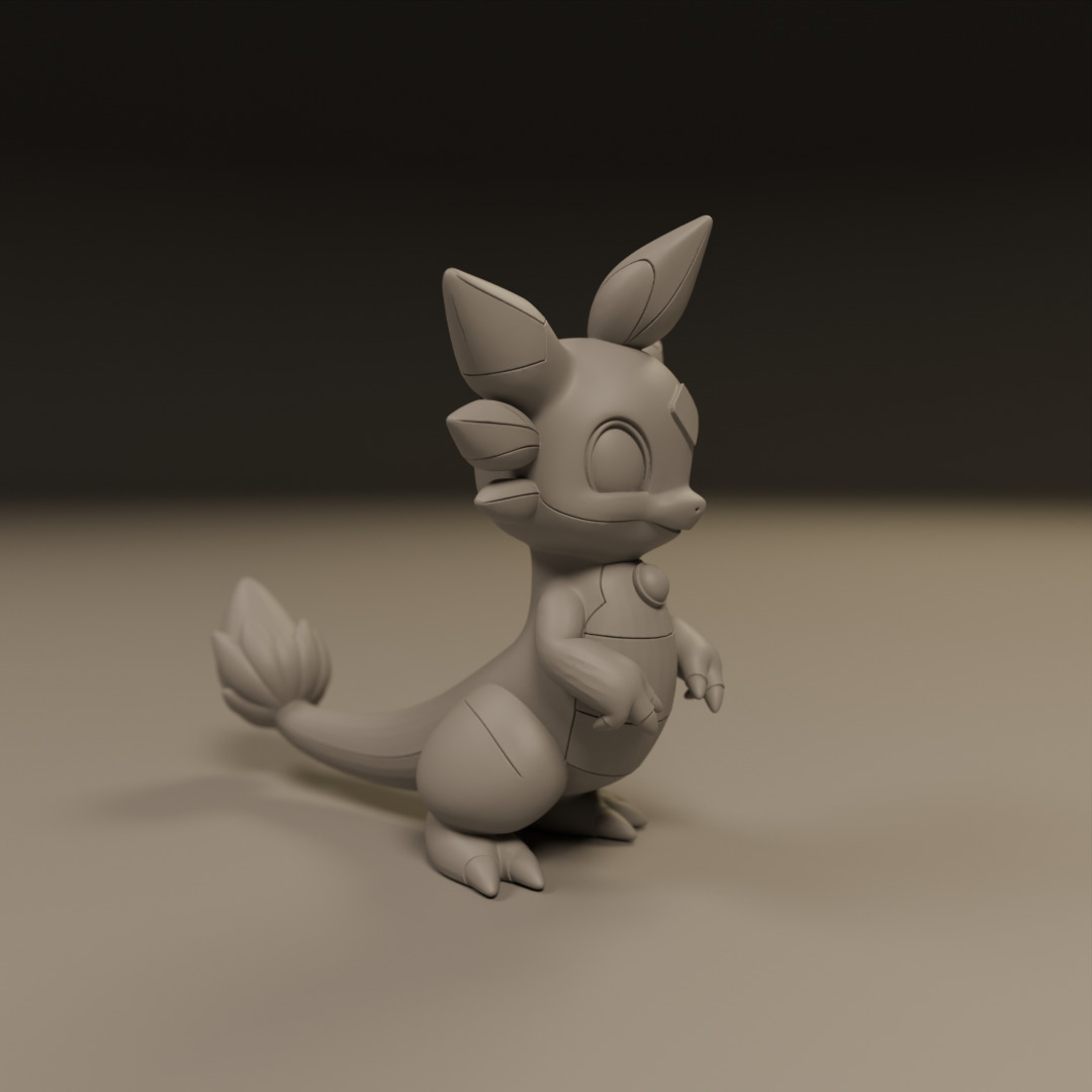 Leafdrake 3D print model_15