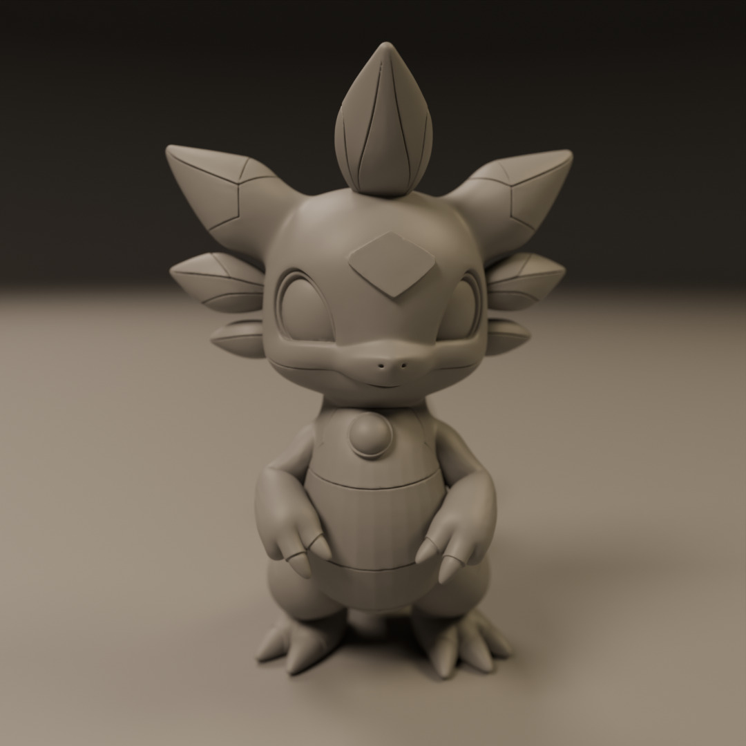Leafdrake 3D print model_16