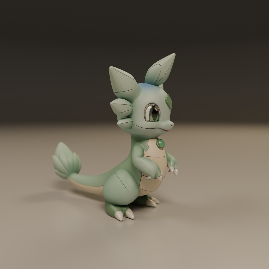 Leafdrake 3D print model_7