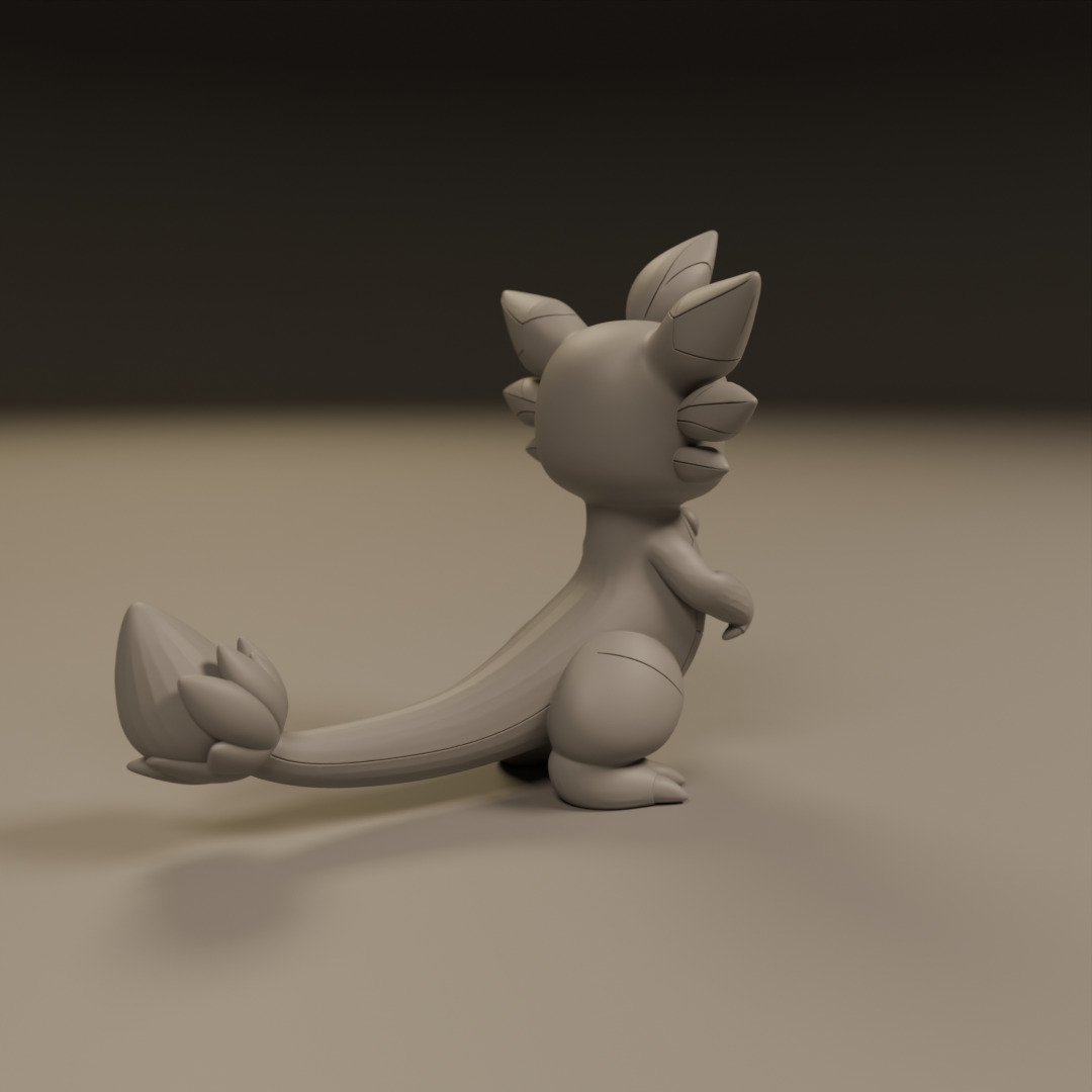 Leafdrake 3D print model_12