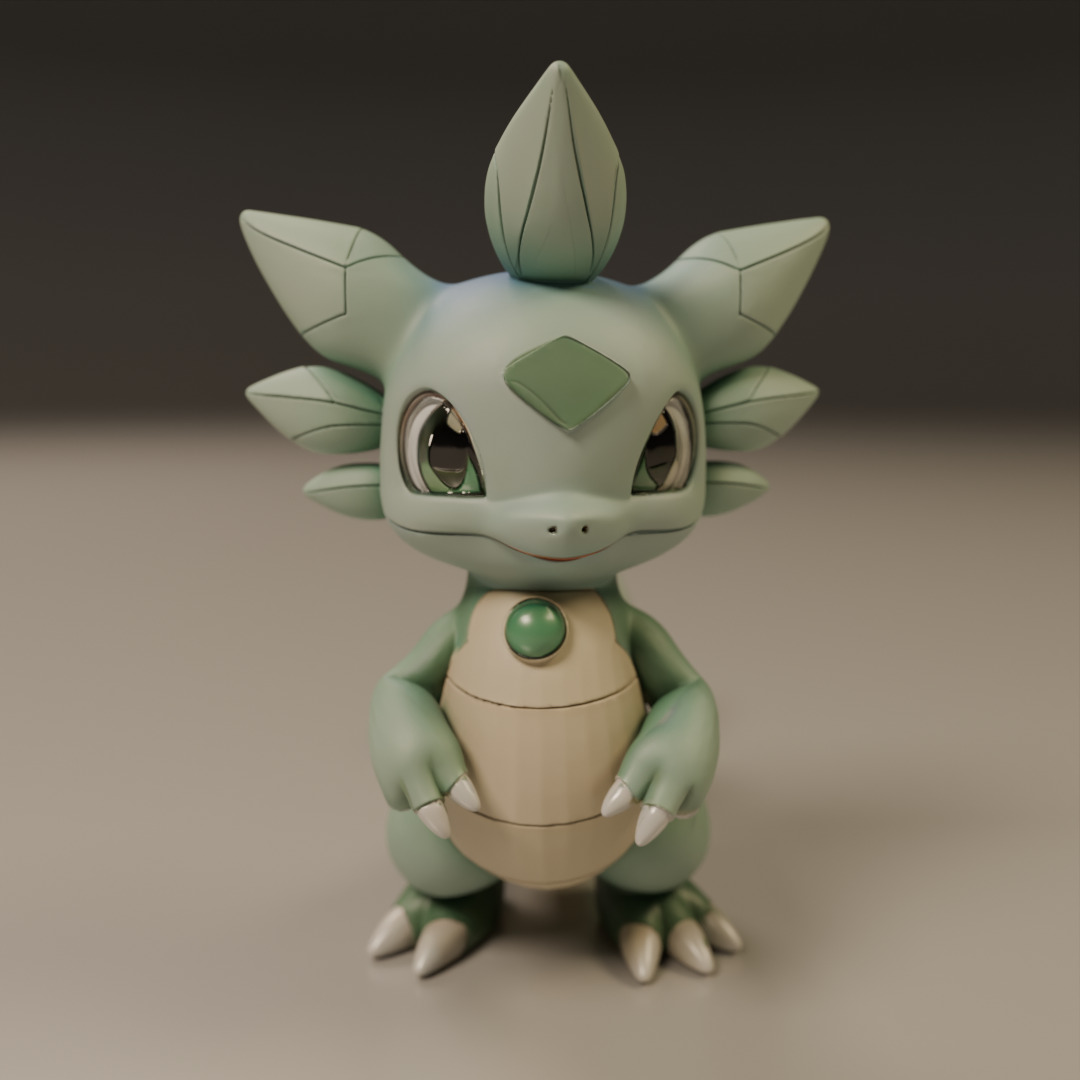 Leafdrake 3D print model_8
