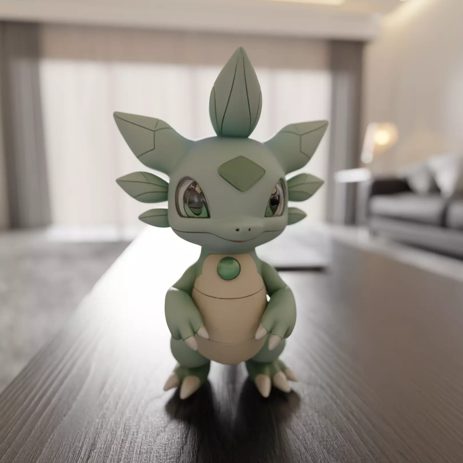 Leafdrake 3D print model_0