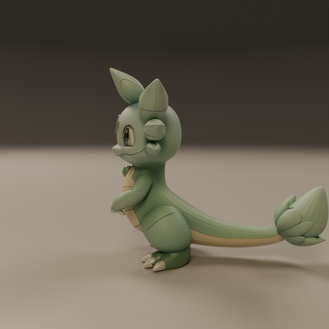 Leafdrake 3D print model_2