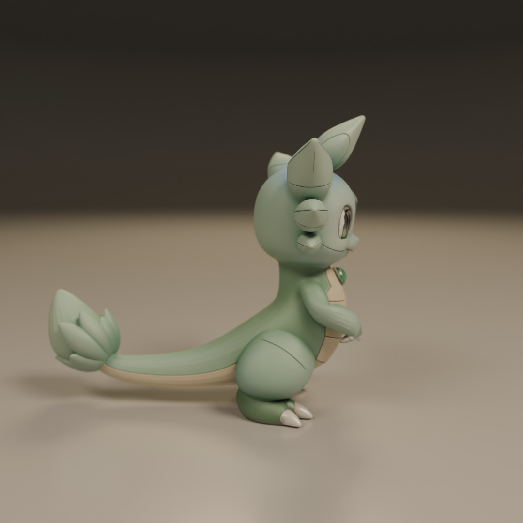 Leafdrake 3D print model_1
