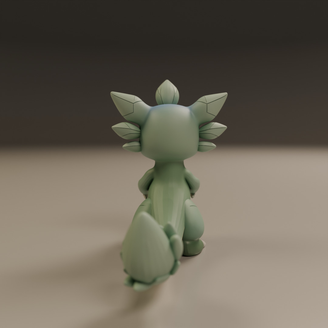 Leafdrake 3D print model_3