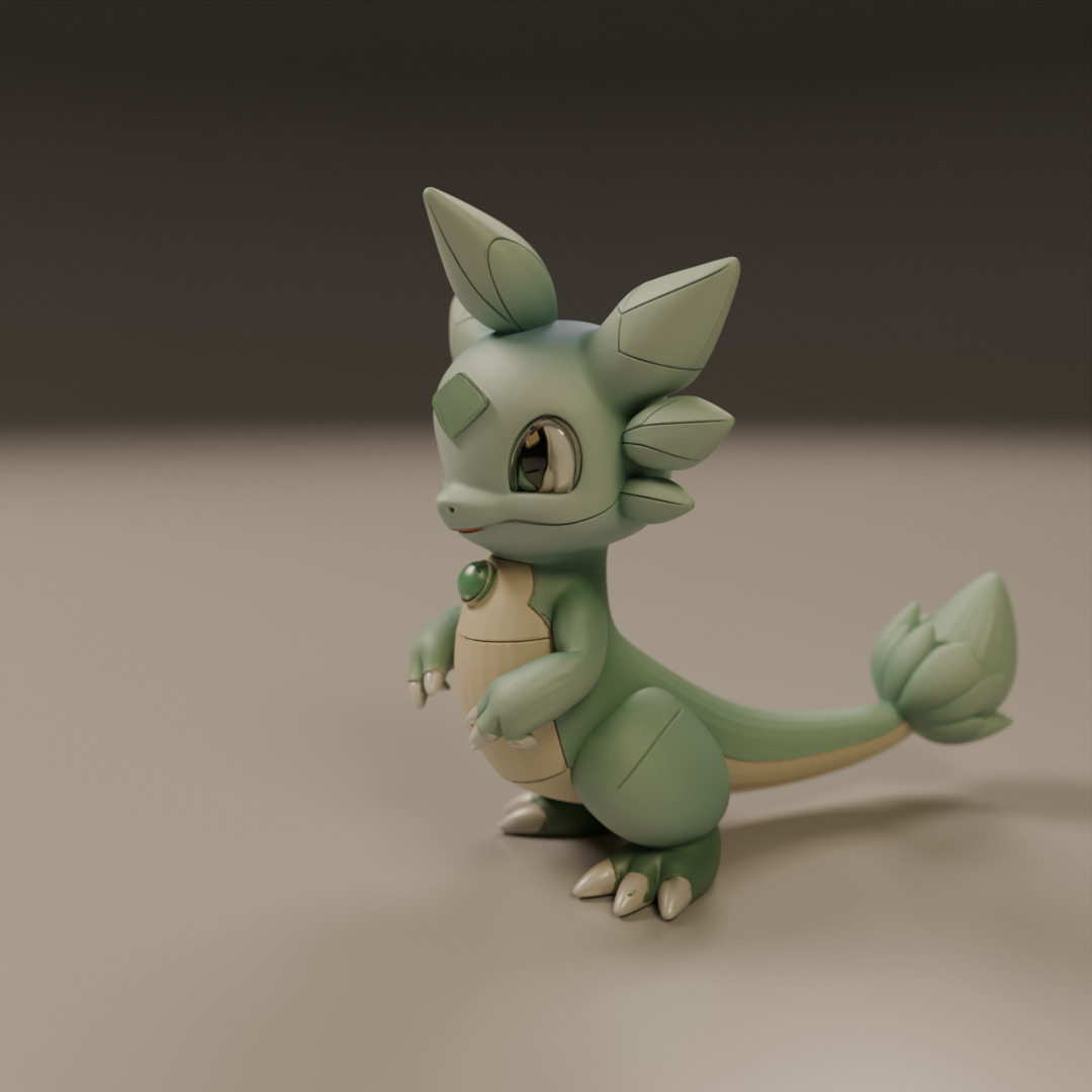 Leafdrake 3D print model_6