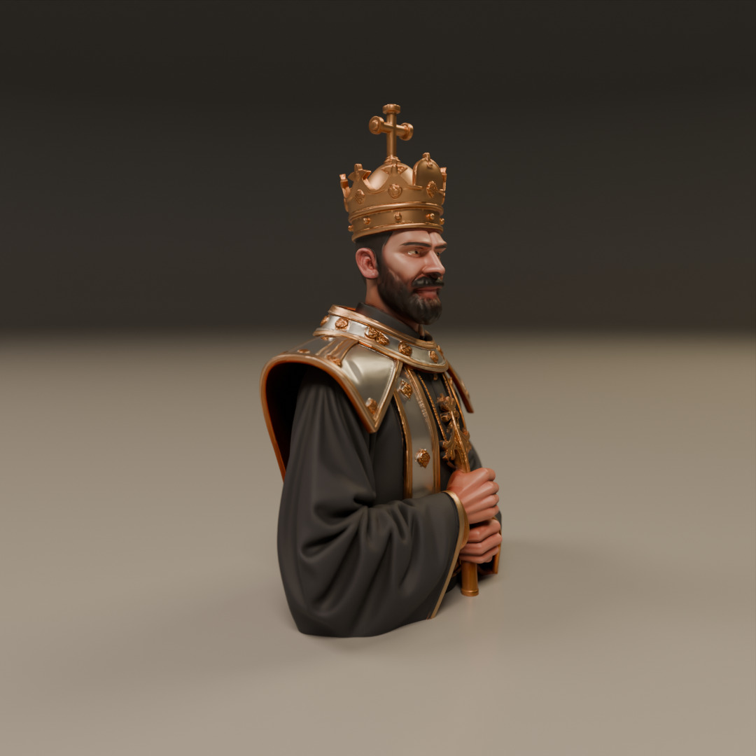 Priest 3D print model_12
