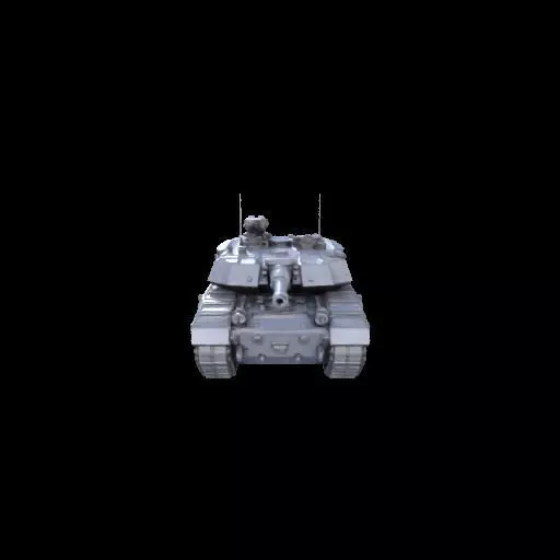 Challenger 2 Tank  Realistic 3D Printable Military Model 3D print model_1