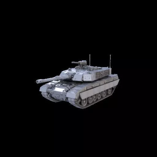 Challenger 2 Tank  Realistic 3D Printable Military Model 3D print model_21