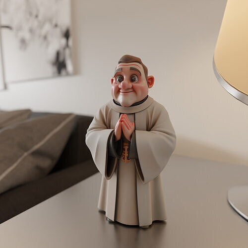 Priest  3D print model