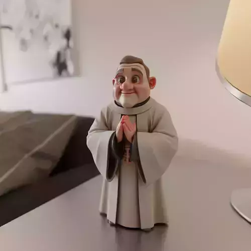 Priest  3D print model