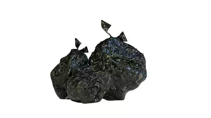 Bin Bags - Realistic Game-ready Free low-poly 3D model