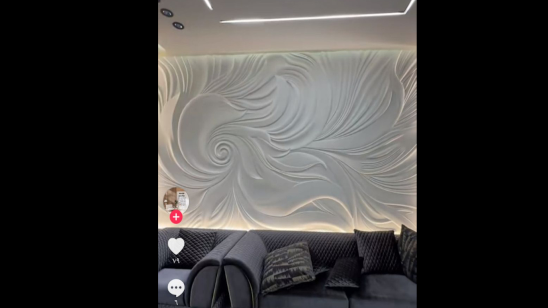 Modern Relief Wall Mural Decor CNC 3D Print 01 3D model_9