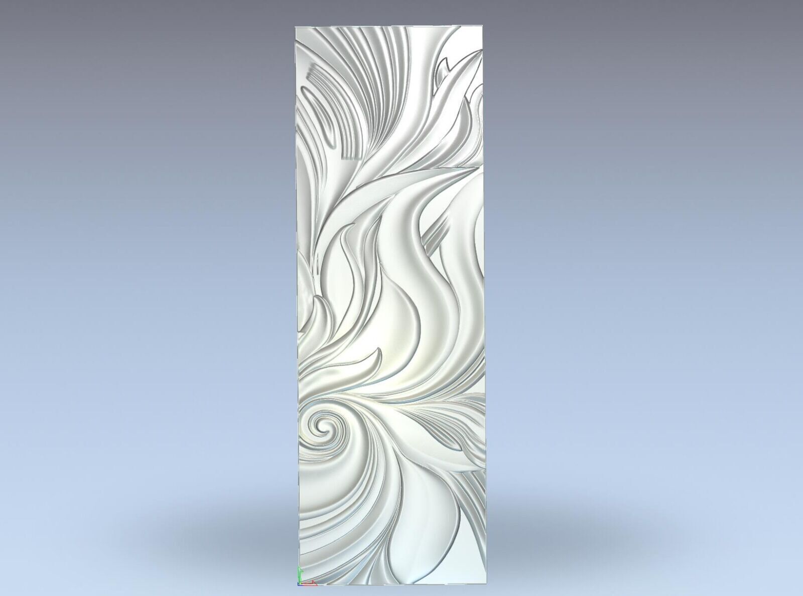Modern Relief Wall Mural Decor CNC 3D Print 01 3D model_16