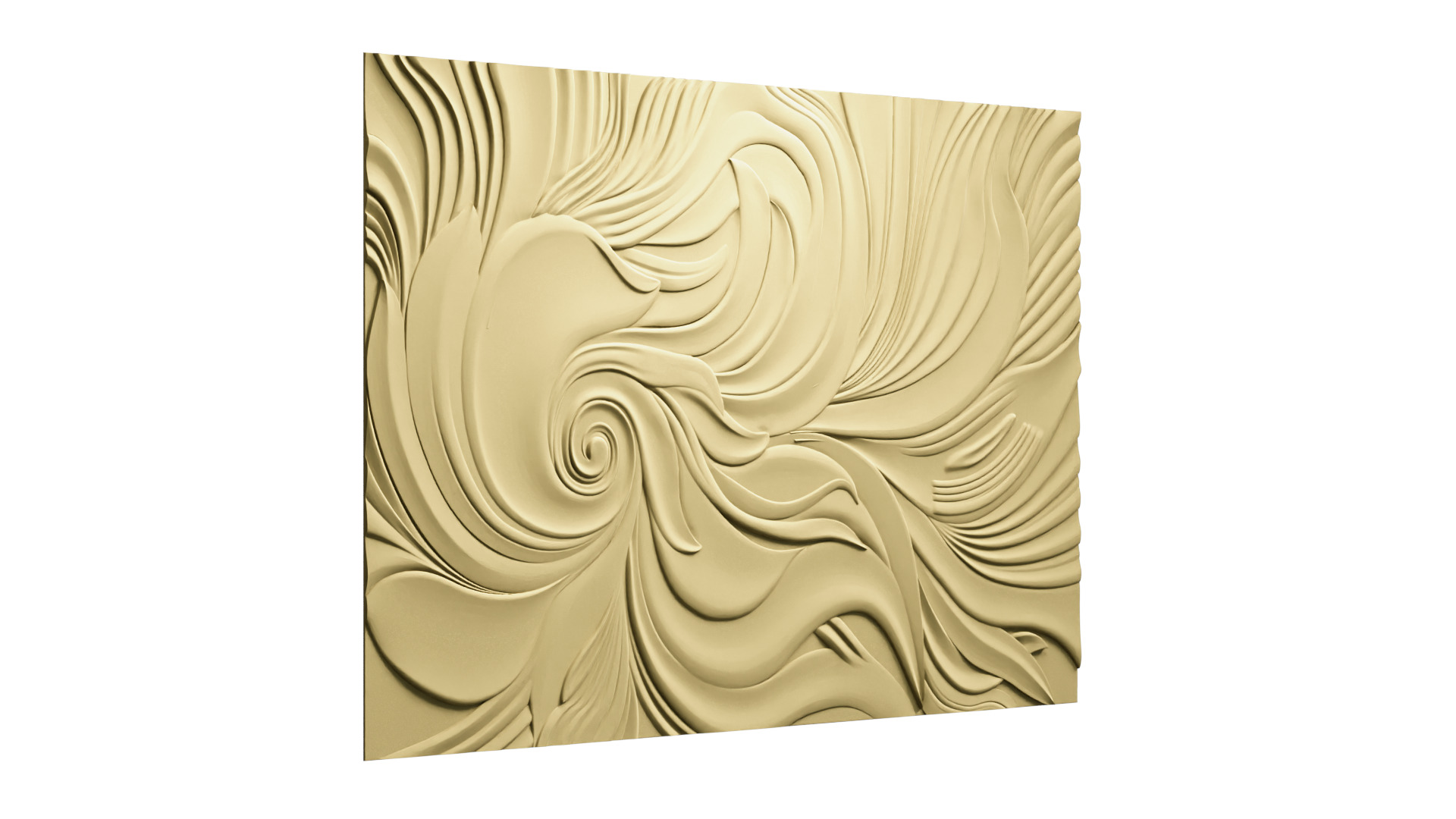 Modern Relief Wall Mural Decor CNC 3D Print 01 3D model_10
